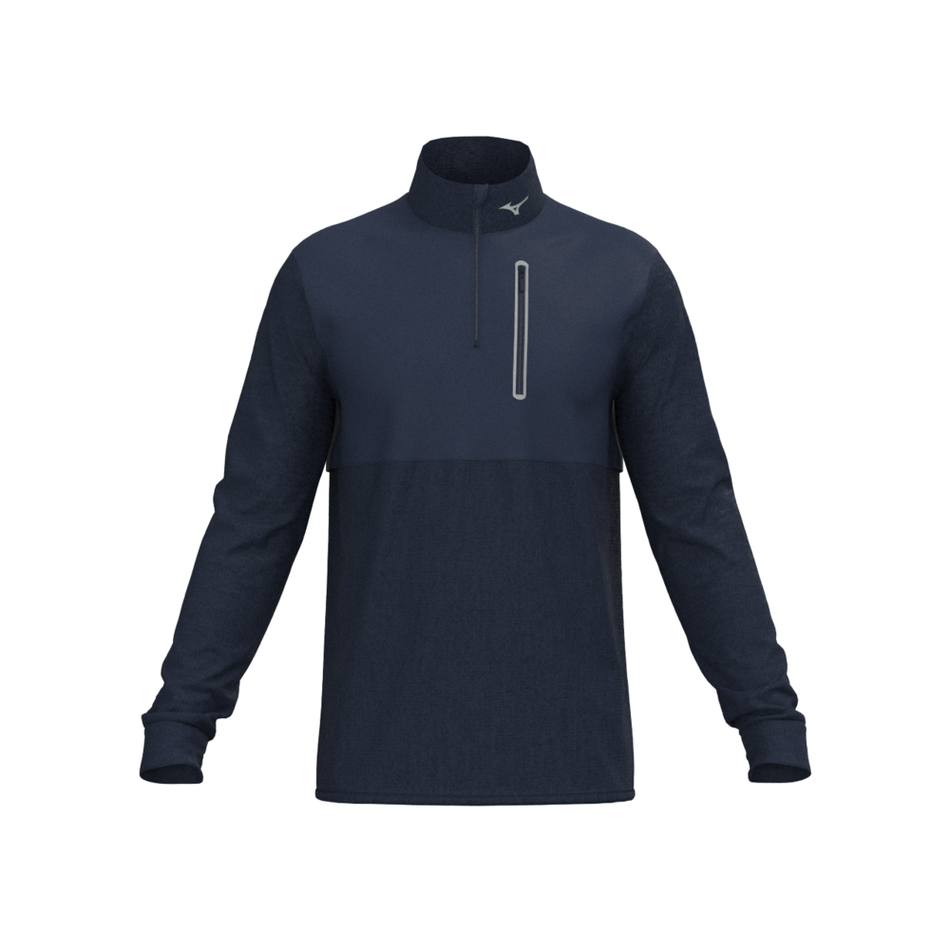 Mizuno Mizuno Melange Reflect 1/4 Zip Navy